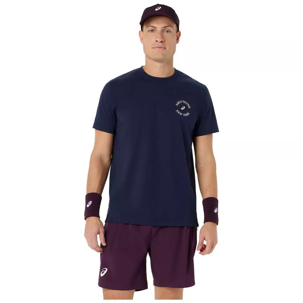 Asics Game Seasonal Graphic Navy T-Shirt