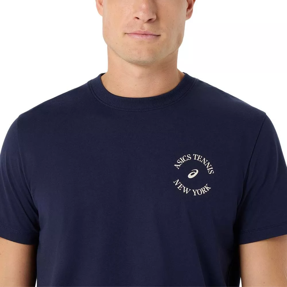 Asics Game Seasonal Graphic Navy T-Shirt