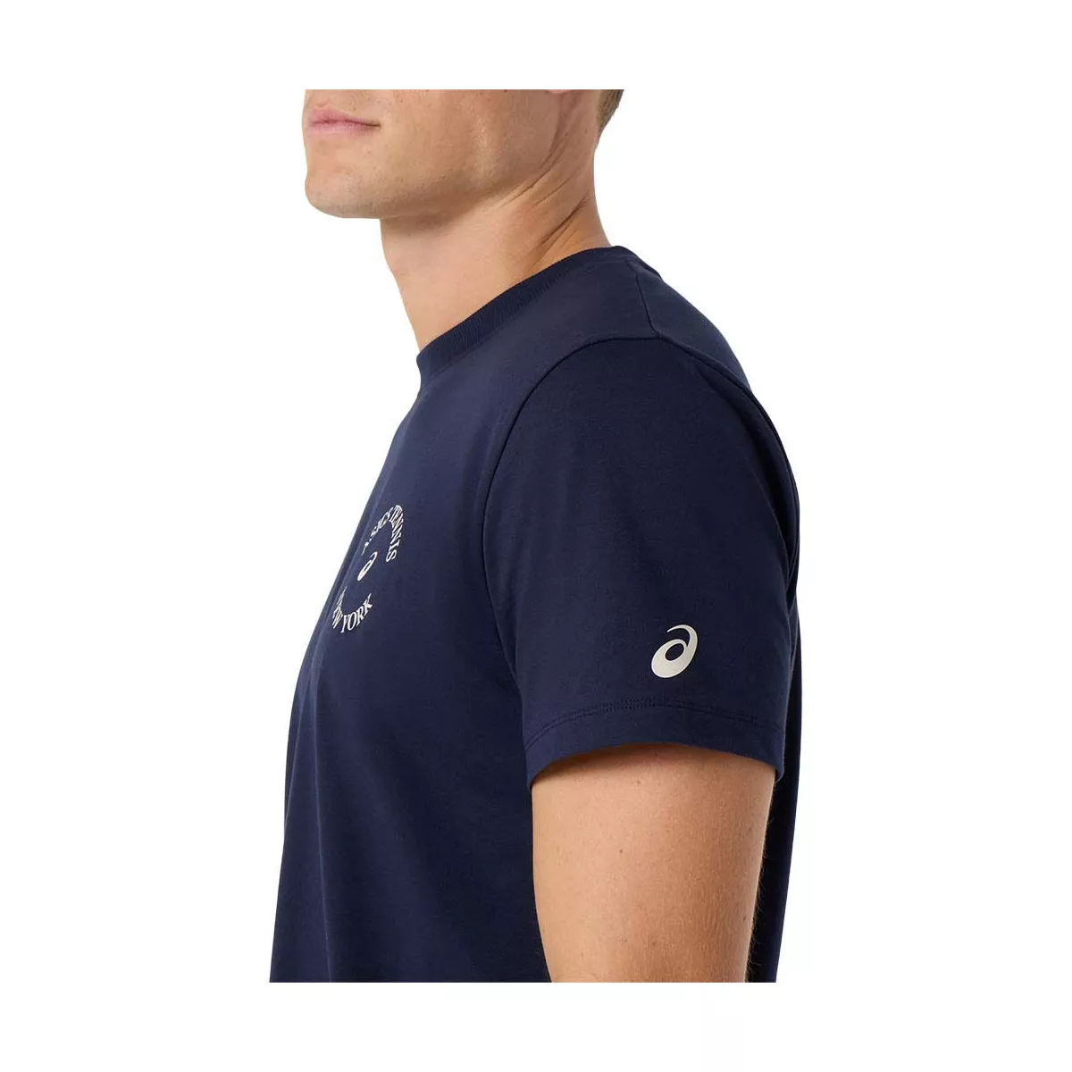 Asics Game Seasonal Graphic Navy T-Shirt