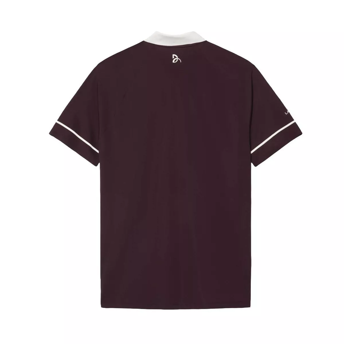 Lacoste Tennis Novak Djokovic On Court Polo Brown / White