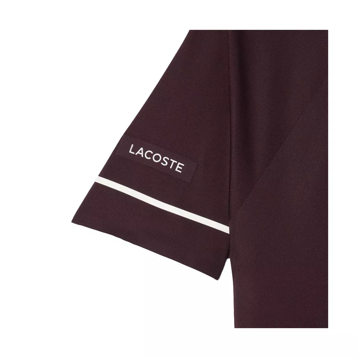 Lacoste Tennis Novak Djokovic On Court Polo Brown / White