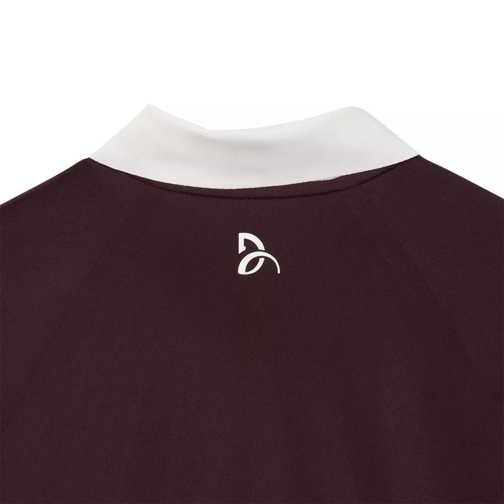 Lacoste Tennis Novak Djokovic On Court Polo Brown / White