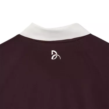 Lacoste Tennis Novak Djokovic On Court Polo Brown / White