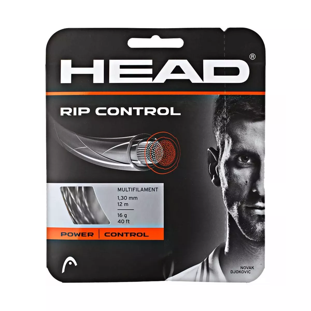 Head RIP Control Black 12m String