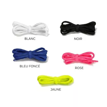 Still In Black 100cm White Laces