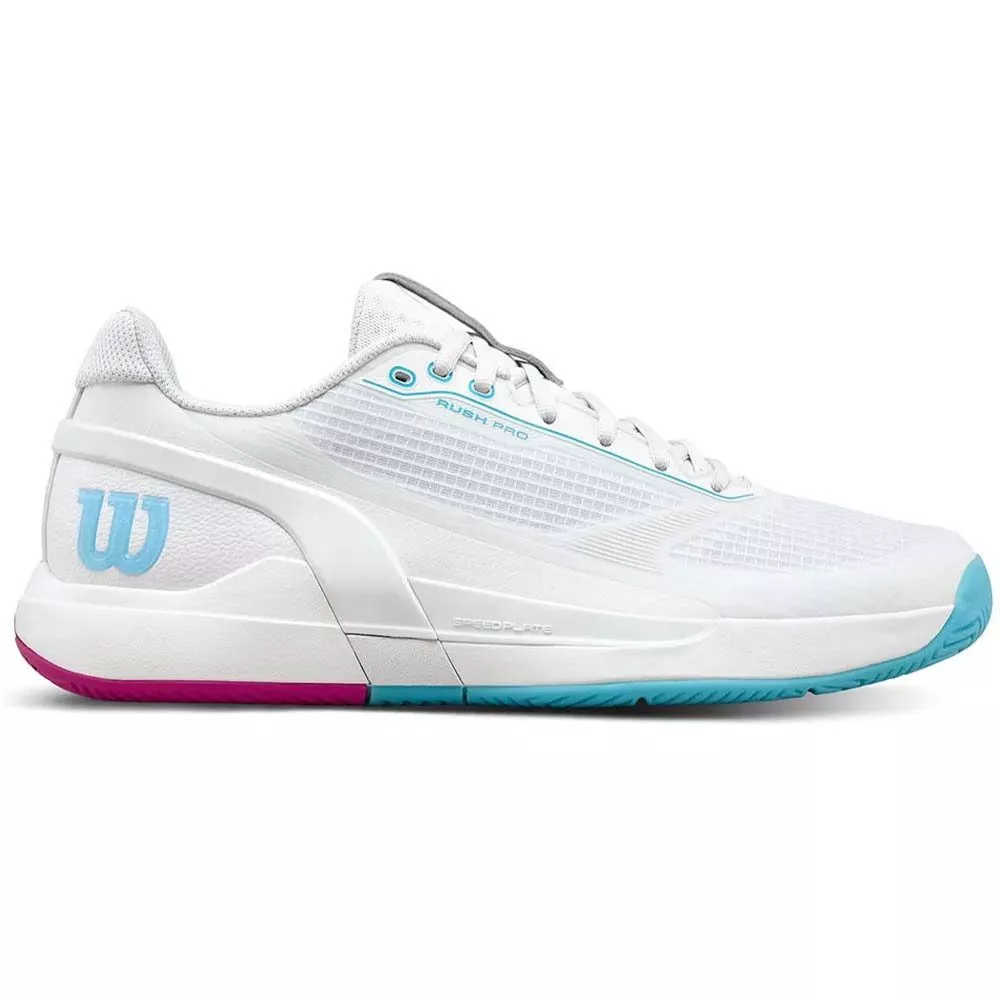 Wilson Rush Pro 5 Slice White Tennis Shoes