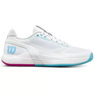 Wilson Rush Pro 5 Slice White Tennis Shoes