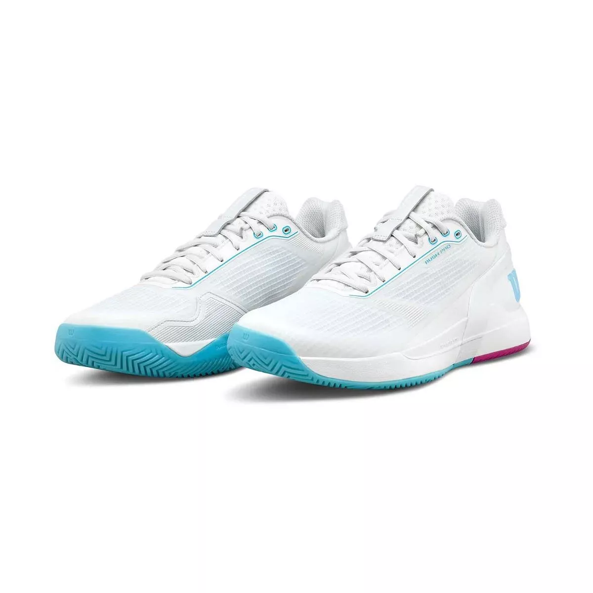 Wilson Rush Pro 5 Slice White Tennis Shoes