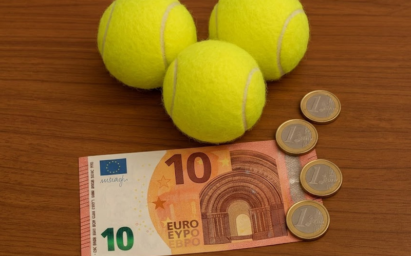 How much does a tennis ball cost?