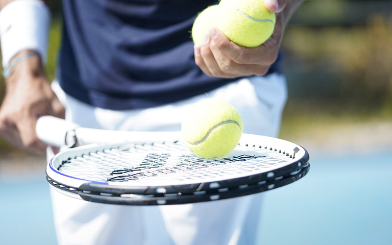 Why do tennis players choose their balls?