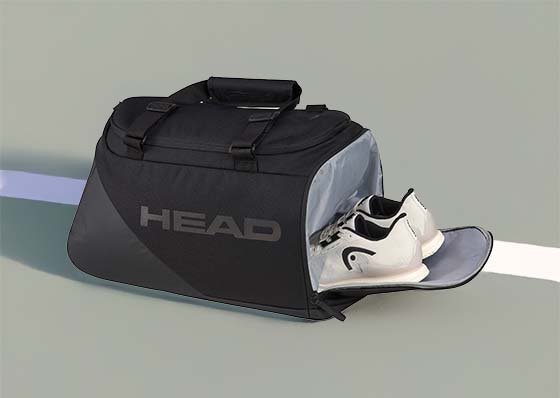 Tennis bags with or without a shoe compartment?